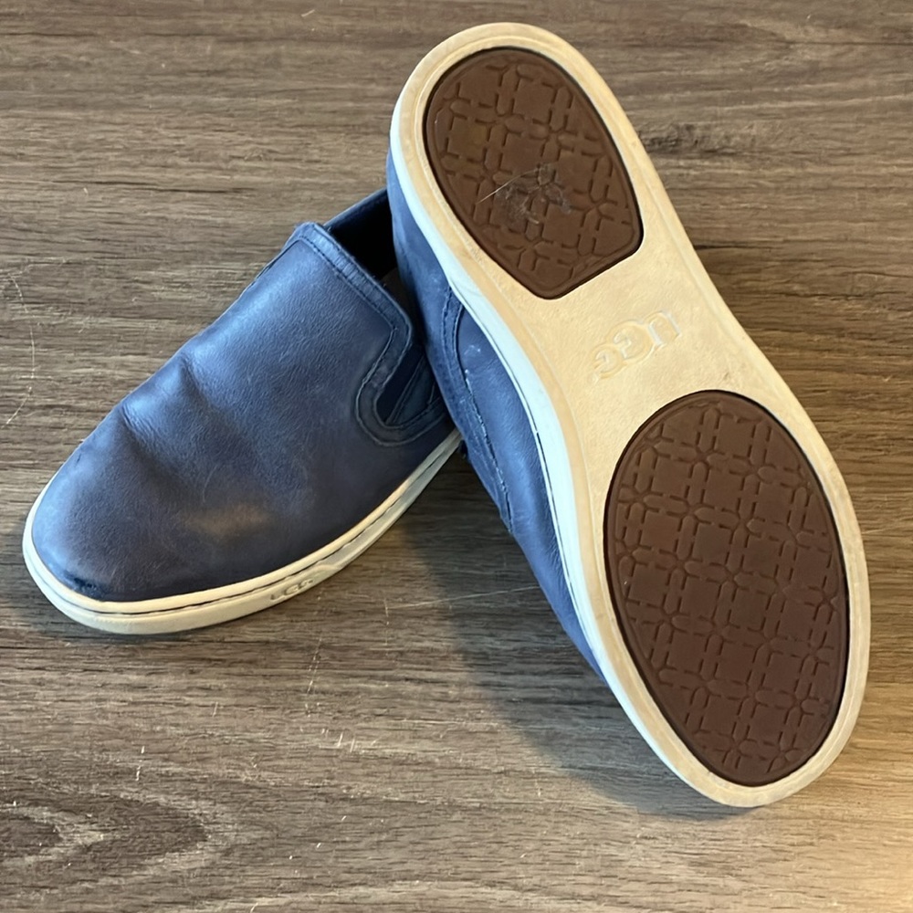 UGG FIERCE leather blue slip on - Picture 6 of 8